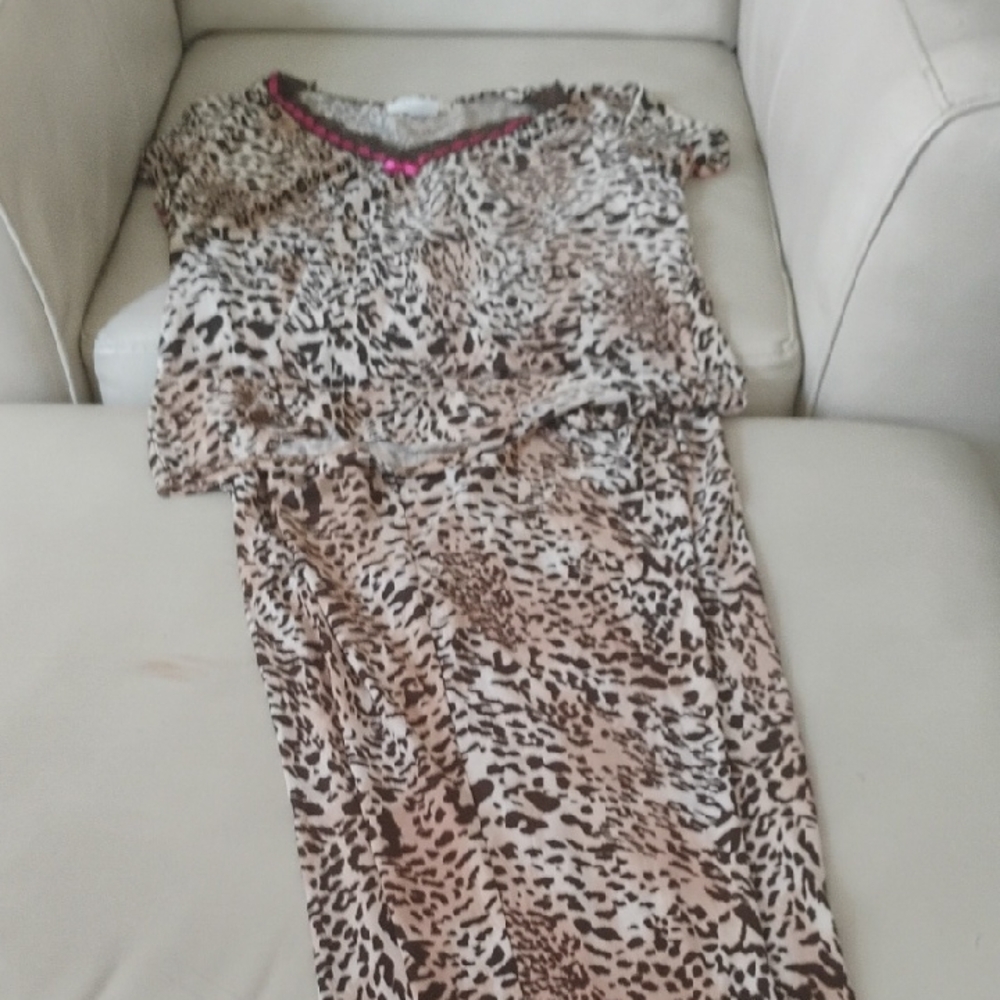 Leopard Print Women's Sleepwear Set